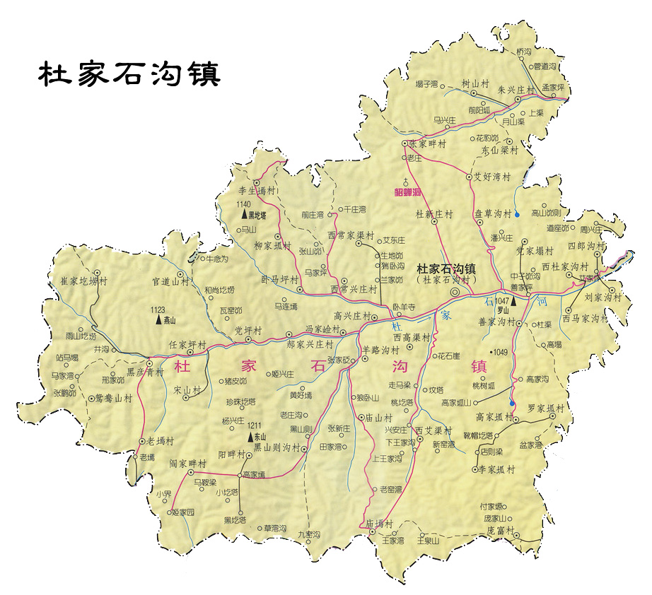 杜家石沟镇地图